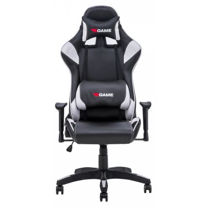 Gamer stol sort/hvid