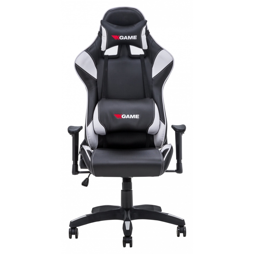 Gamer stol sort/hvid