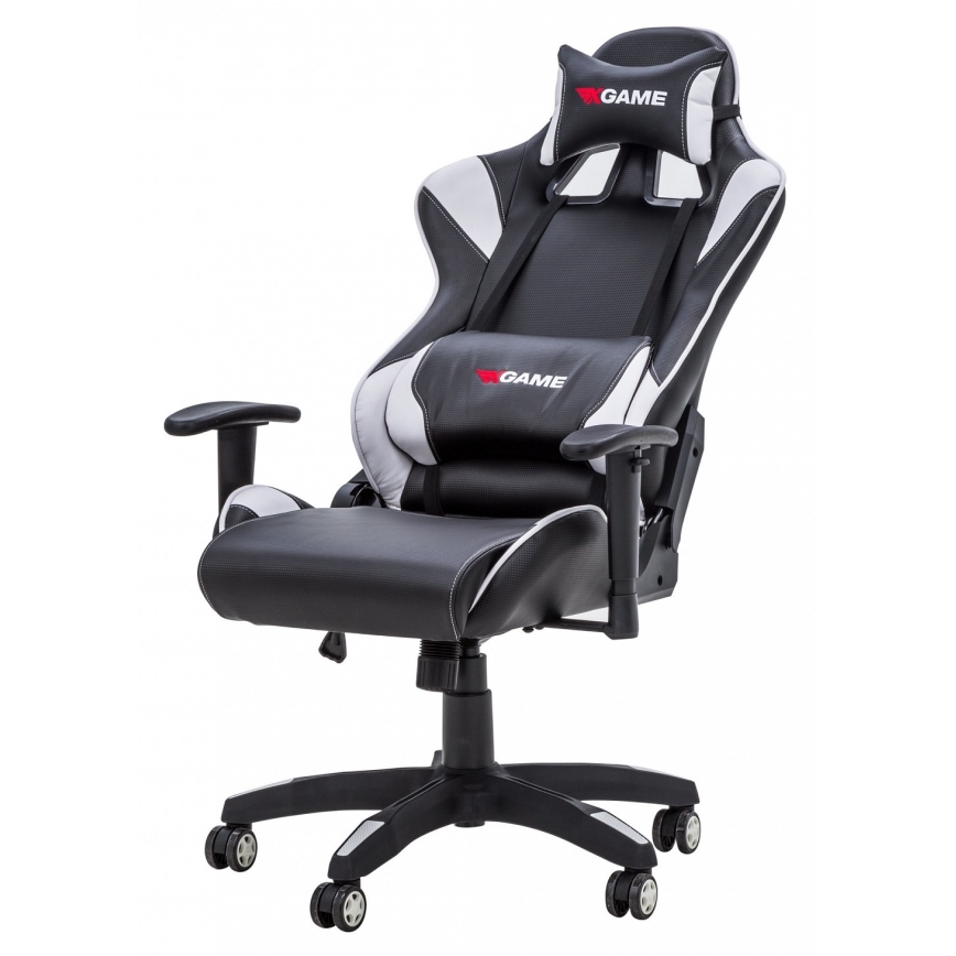 Gamer stol sort/hvid