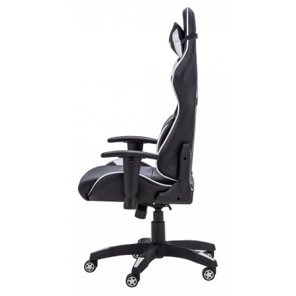 Gamer stol sort/hvid