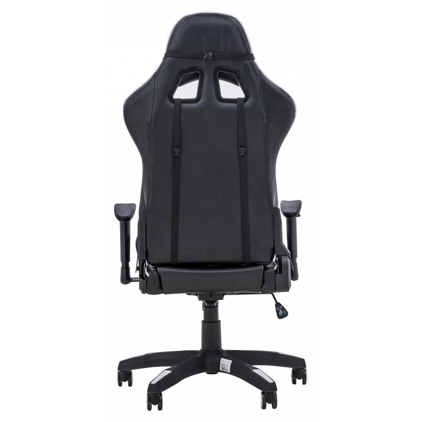 Gamer stol sort/hvid