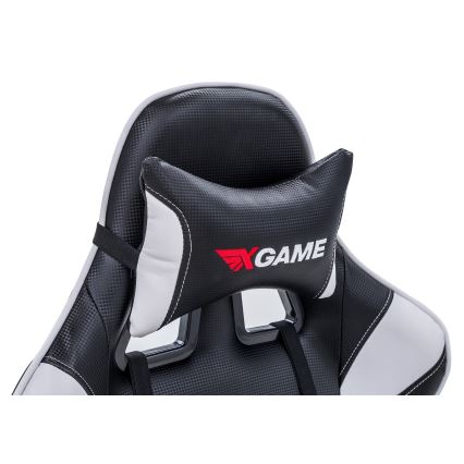 Gamer stol sort/hvid