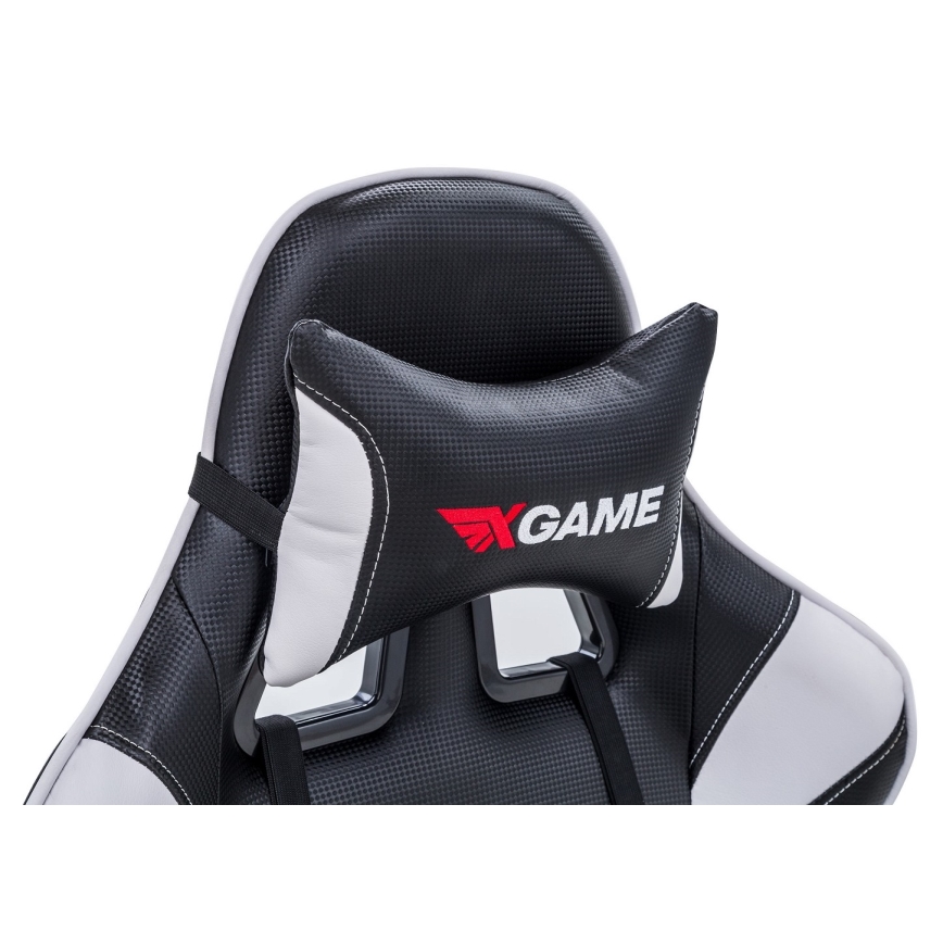 Gamer stol sort/hvid