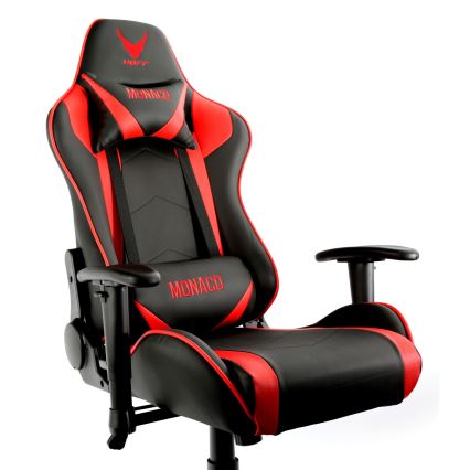 Gamer stol VARR Monaco sort/rød