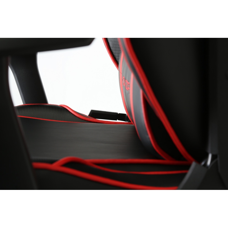 Gamer stol VARR Monza sort/rød