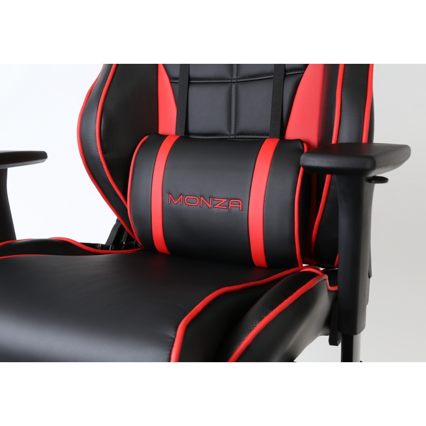 Gamer stol VARR Monza sort/rød