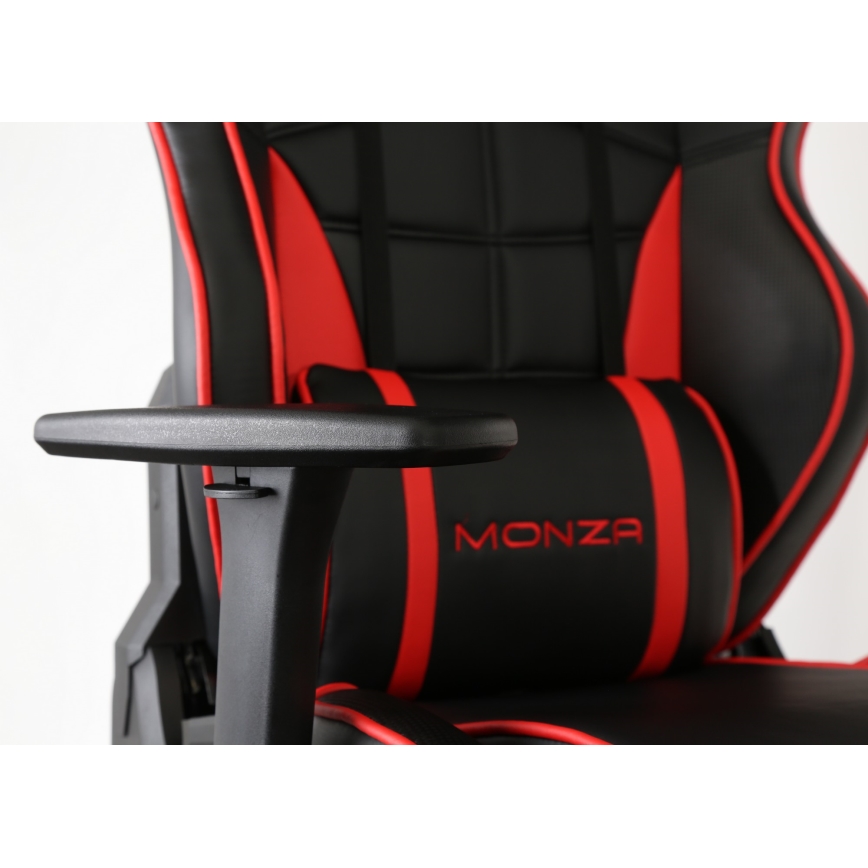 Gamer stol VARR Monza sort/rød
