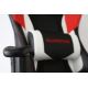 Gamer stol VARR Silverstone sort/rød