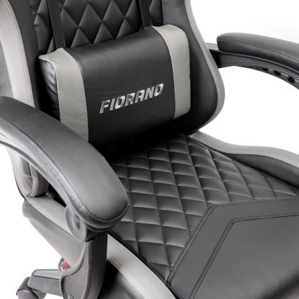 Gaming-stol FIORANO sort/grå