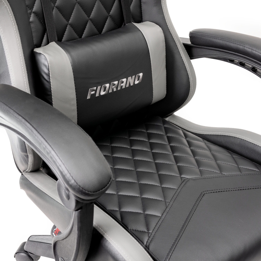 Gaming-stol FIORANO sort/grå