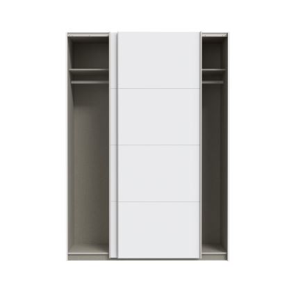 Garderobeskab KARO 150 x 210 cm hvid