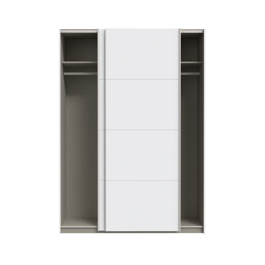 Garderobeskab KARO 150x210 cm hvid