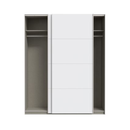 Garderobeskab KARO 170x210 cm hvid