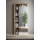Garderobeskab LENOR 91x209 cm hvid/brun