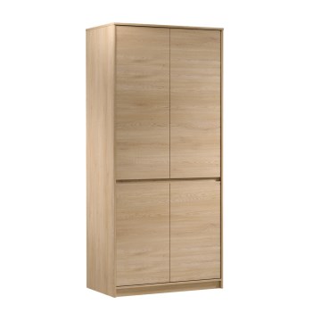 Garderobeskab MIYABI 90x198x52 cm Cremona-eg