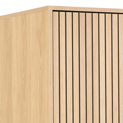 Garderobeskab OLIVIA 99x200 cm egetræ