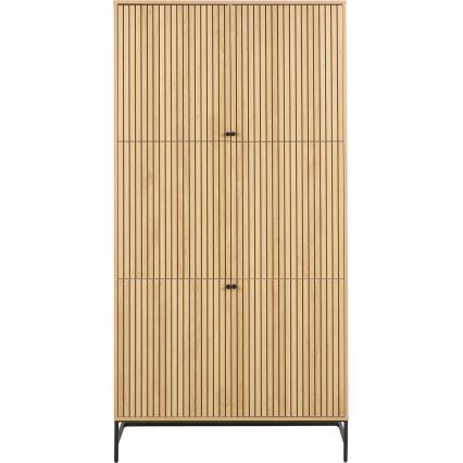 Garderobeskab OLIVIA 99x200 cm egetræ