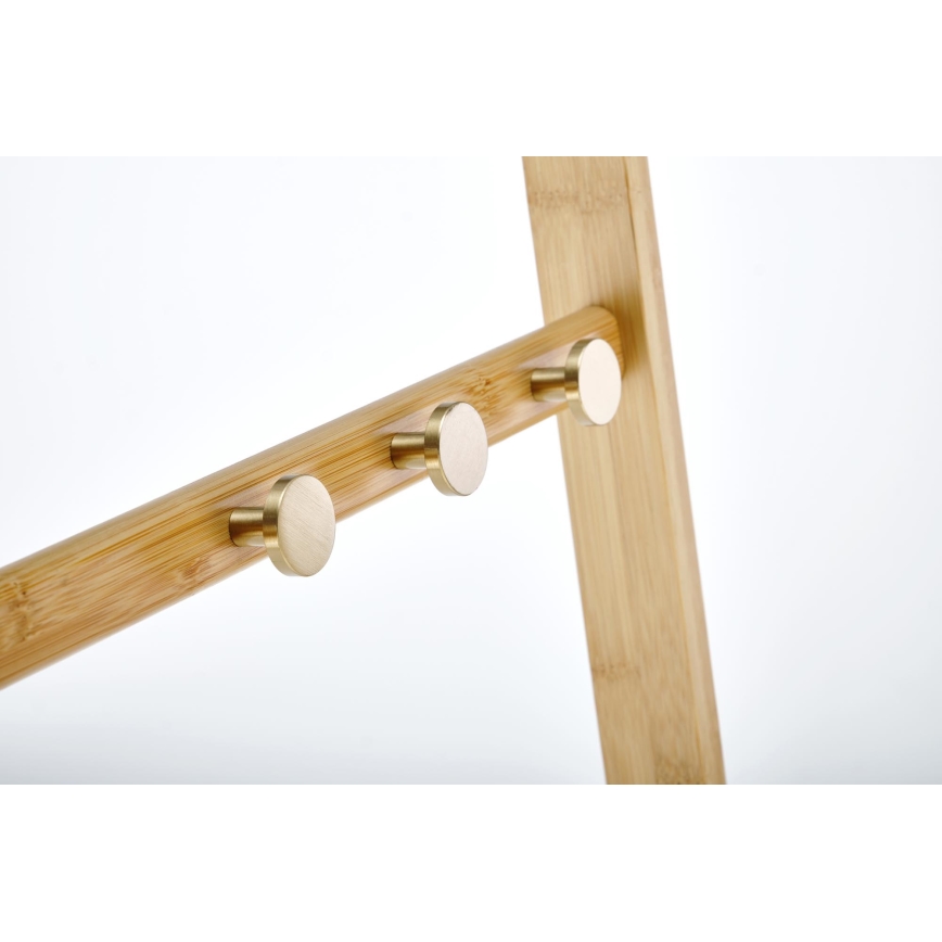 Garderobestativ LEGNO 168x68 cm rattan