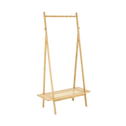Garderobestativ LEGNO 168x68 cm rattan