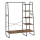 Garderobestativ LINEA, brun/sort