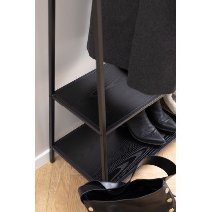 Garderobestativ SARON, sort