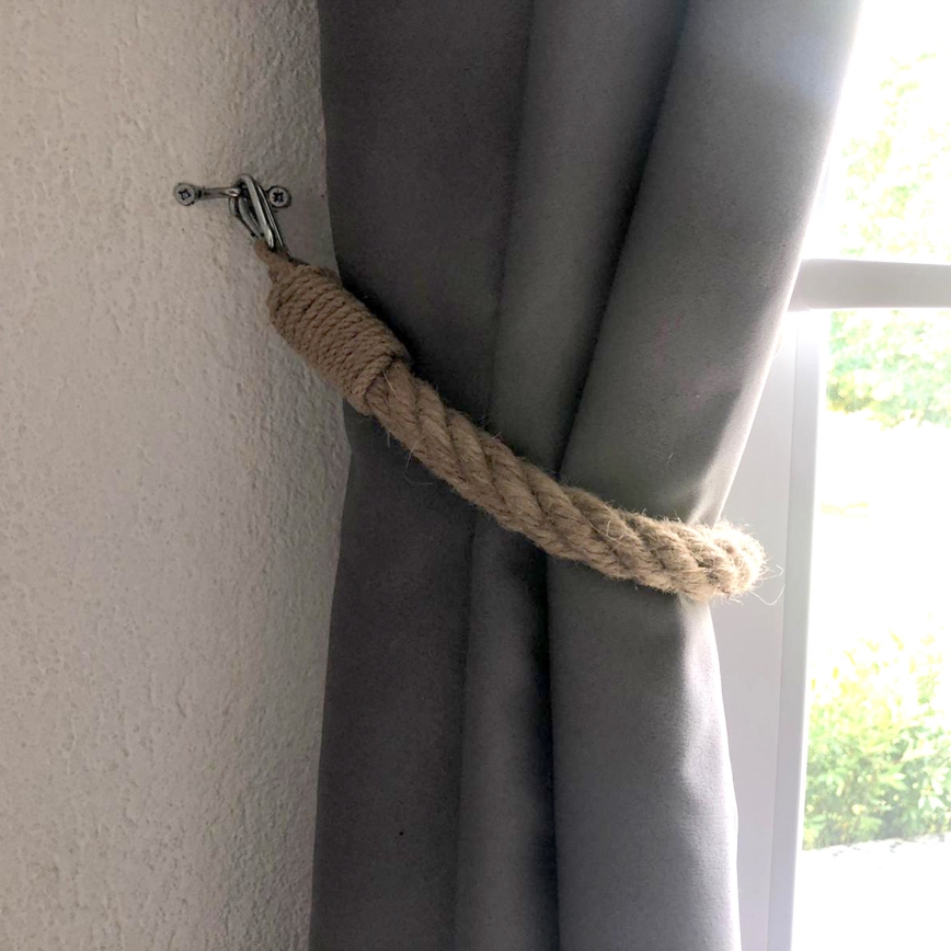 Gardinholder BORURAF 60 cm brun