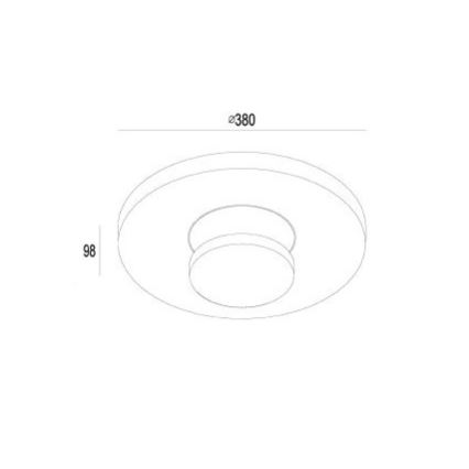 Gardino LX1421 - Udendørs LED loftlampe TULIPANI LED/18W/230V IP54