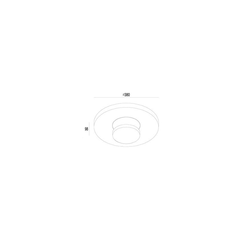 Gardino LX1421 - Udendørs LED loftlampe TULIPANI LED/18W/230V IP54