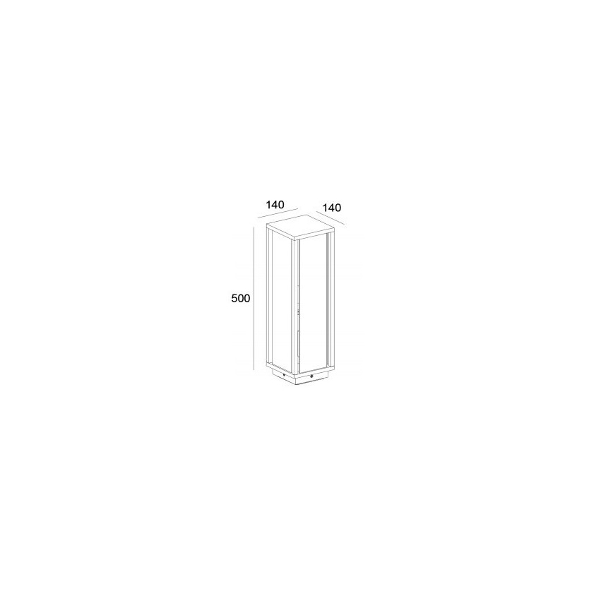 Gardino LX1463-500 - Udendørslampe MELISSA 1xE27/15W/230V IP54