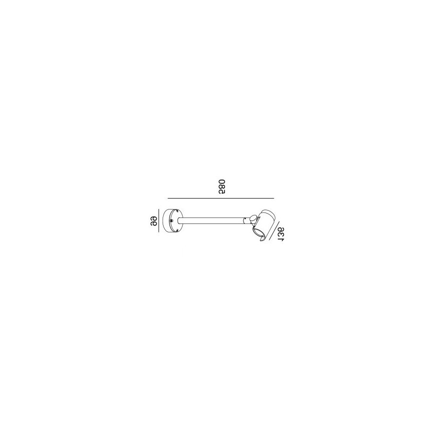Gardino LX1674 - Udendørs LED vægspot ROSE LED/15W/230V IP65