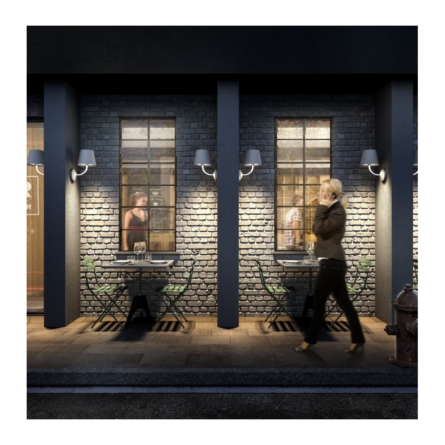 Gardino LX1791 - Udendørs LED væglampe VIOLA LED/7W/230V IP65