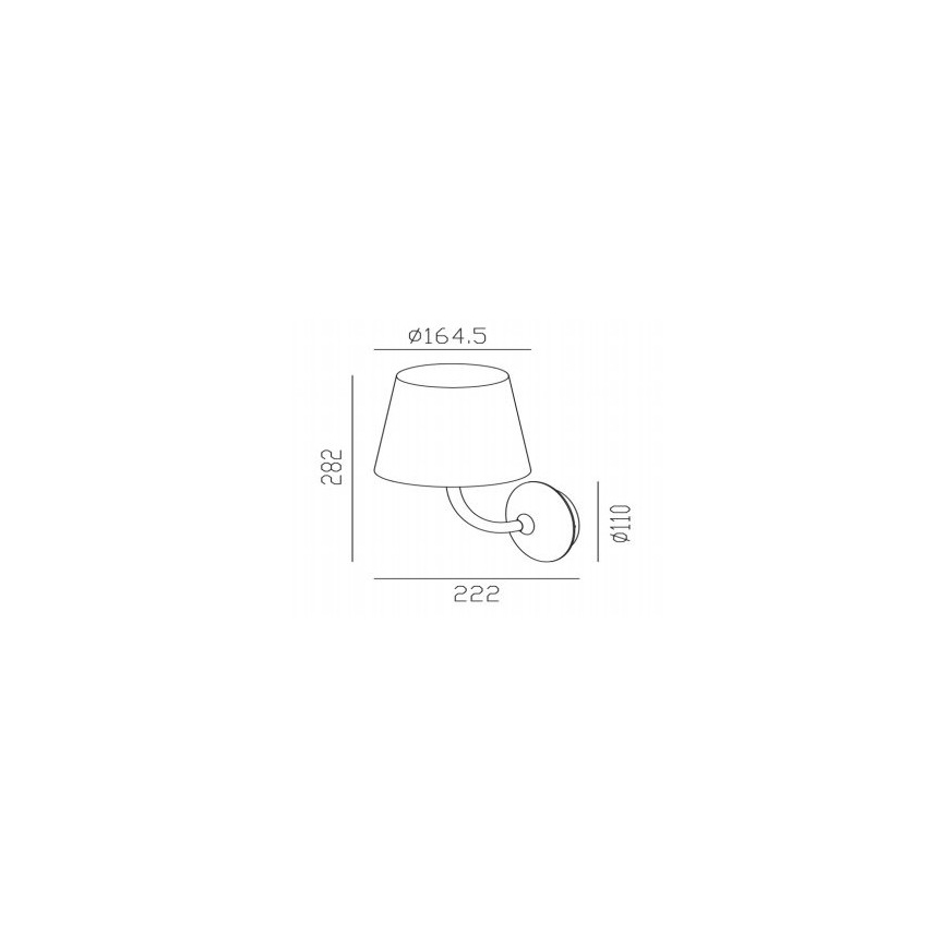 Gardino LX1791 - Udendørs LED væglampe VIOLA LED/7W/230V IP65