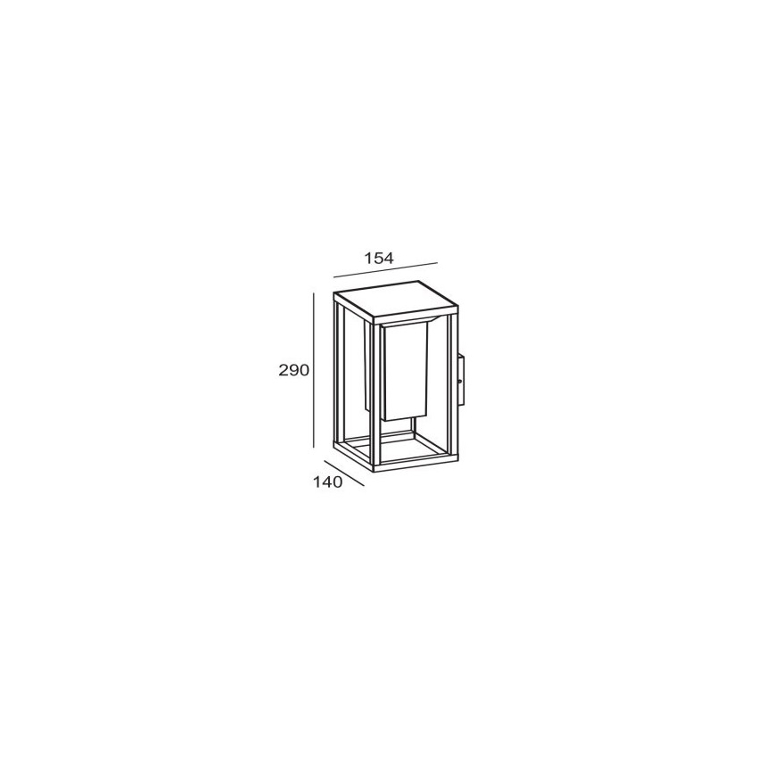 Gardino LX6051 - Soldrevet LED væglampe DANTELION LED/2,2W/3,7V IP54