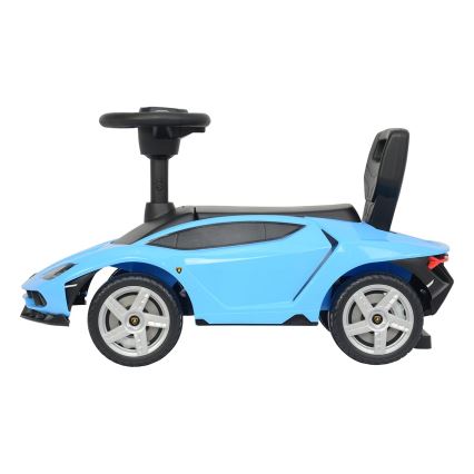 Gåvogn Lamborghini blå/sort