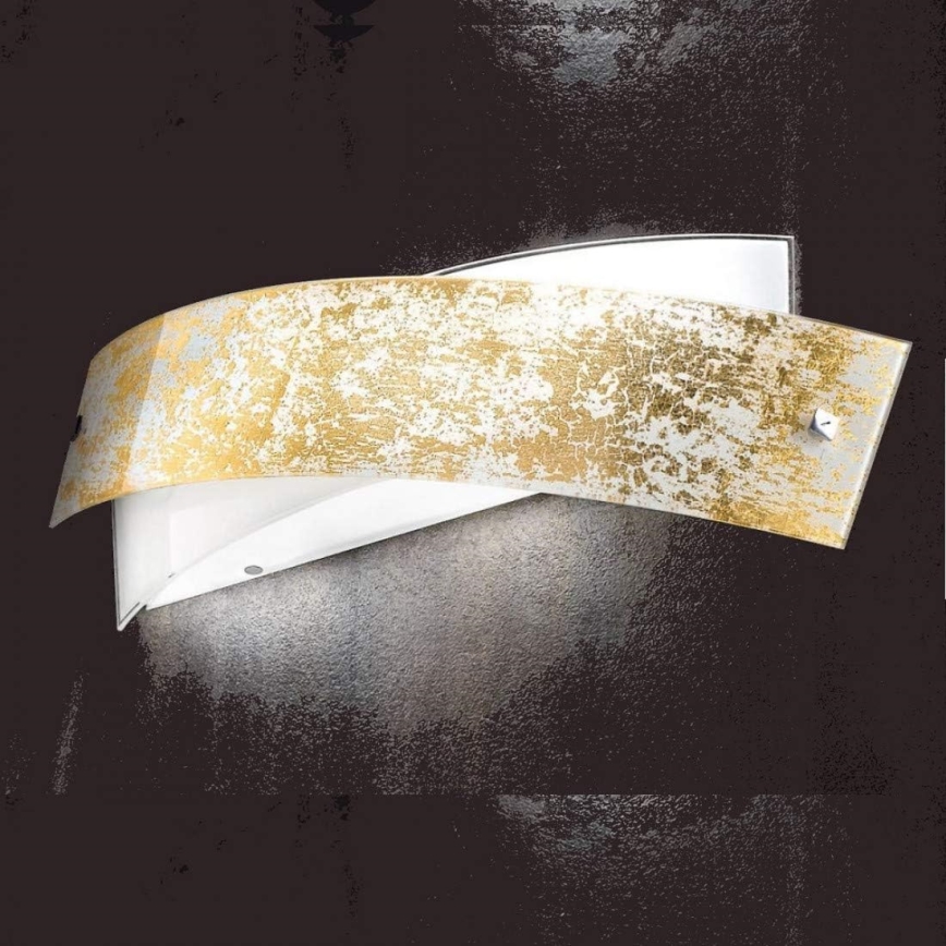 Gea Luce CAMILLA A M oro - Væglampe CAMILLA 4xE14/28W/230V 54 cm guldfarvet