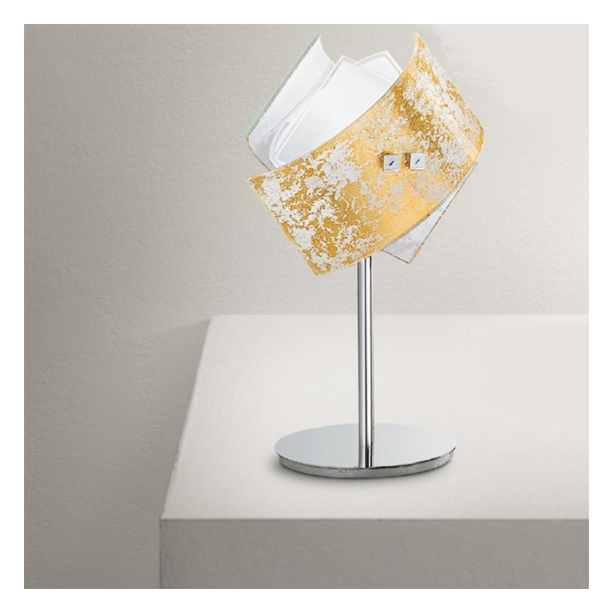 Gea Luce CAMILLA L P oro - Bordlampe CAMILLA 1xE14/42W/230V guldfarvet