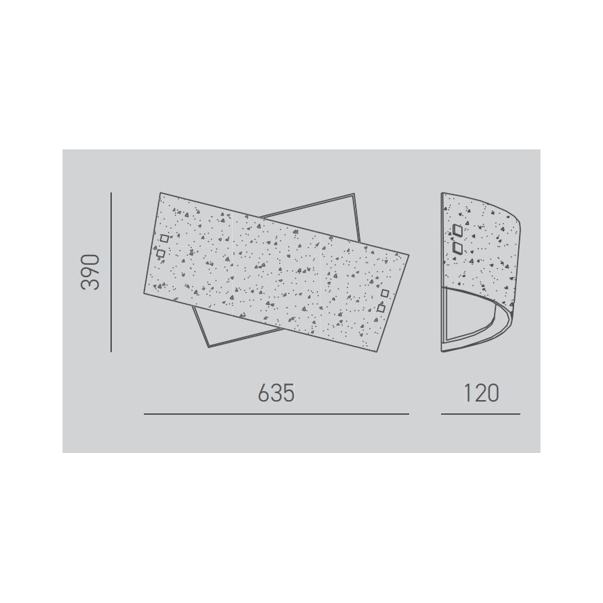 Gea Luce CAMILLA P M arg - Loftlampe CAMILLA 2xE27/70W/230V 63,5 cm sølvfarvet