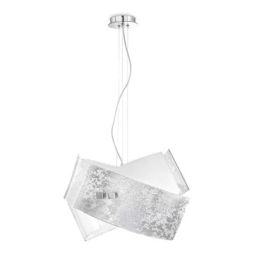 Gea Luce CAMILLA S G arg - Pendel CAMILLA 2xE27/70W/230V sølvfarvet