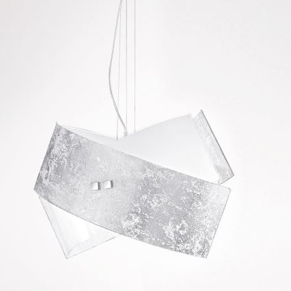 Gea Luce CAMILLA S G arg - Pendel CAMILLA 2xE27/70W/230V sølvfarvet
