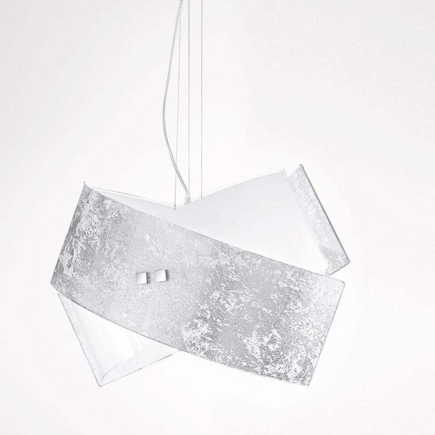 Gea Luce CAMILLA S G arg - Pendel CAMILLA 2xE27/70W/230V sølvfarvet