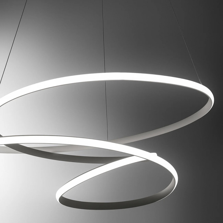 Gea Luce DIVA S/S TITANIO -  LED pendel dæmpbar DIVA LED/80W/230V grå
