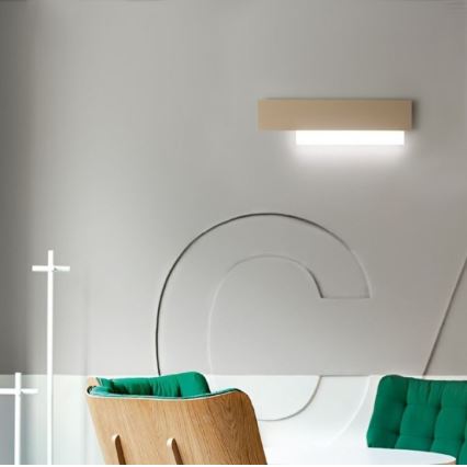 Gea Luce DOHA A P T - LED væglampe DOHA LED/15W/230V 40 cm beige