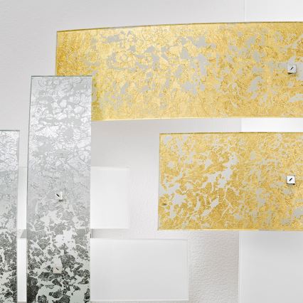 Gea Luce LARA P M oro - Loftlampe LARA 2xE27/70W/230V 70 cm guldfarvet