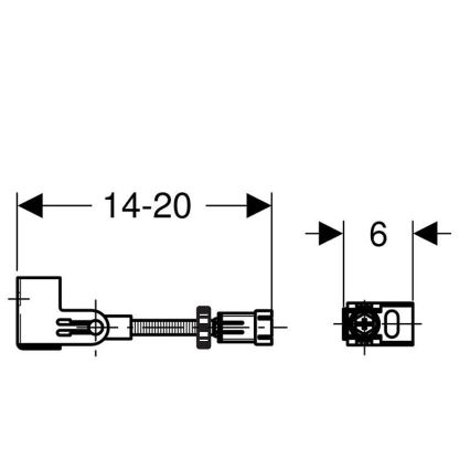 Geberit 111.835.00.1 - Duofix sæt til vægmontering, 2 stk.