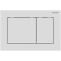 Geberit 115.080.01.1 - Skylleknap Omega30 21,2x14,2 cm hvid