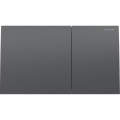 Geberit 115.622.QD.1 - Betjeningsplade Sigma70 25 x 14,6 cm, sort krom