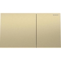 Geberit 115.622.QF.1 - Betjeningsplade Sigma70 25x14,6 cm børstet messing