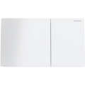Geberit 115.622.SI.1 - Betjeningsplade Sigma70 25x14,6 cm hvid