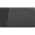 Geberit 115.622.SJ.1 - Skylleknap Sigma70 25x14,6 cm sort