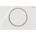 Geberit 115.758.KK.5 - Skylleknap Sigma10 24,6x16,4 cm hvid/guld